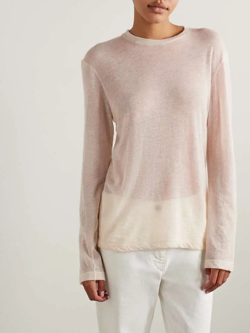 The Row Amia Cashmere Sweater | Thumbnail 3