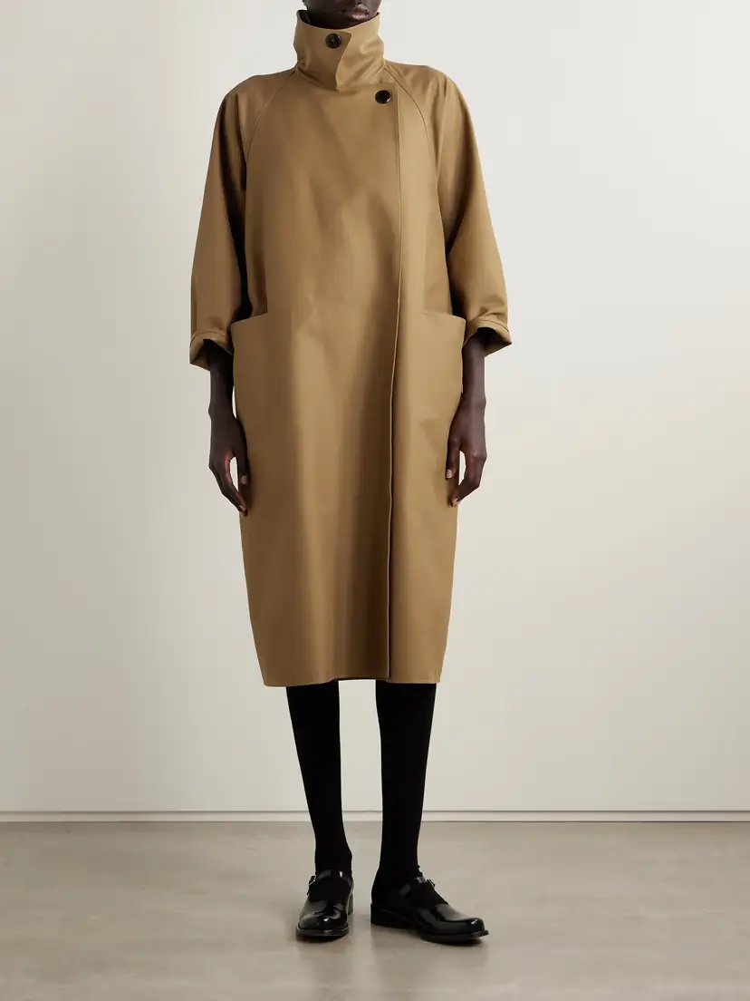 The Row Aurore Oversized Cotton Trench Coat | Thumbnail 2 The Row Aurore Oversized Cotton Trench Coat | Thumbnail 2