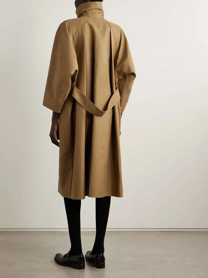 The Row Aurore Oversized Cotton Trench Coat | Thumbnail 3 The Row Aurore Oversized Cotton Trench Coat | Thumbnail 3
