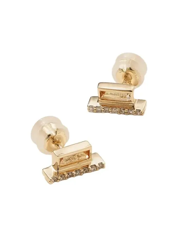 Cityscape 14-karat Recycled Gold, Citrine And Diamond Earrings Cityscape 14-karat Recycled Gold, Citrine And Diamond Earrings