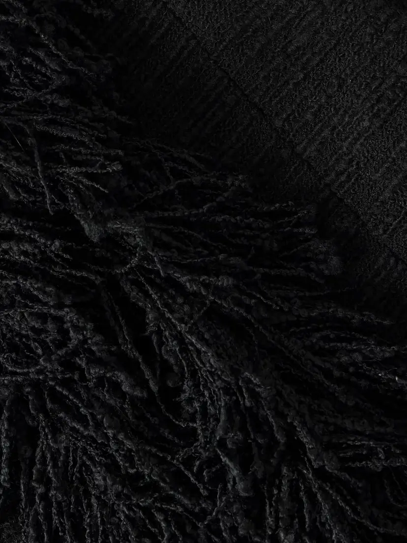LIBEROWE Banker Fringed Wool-blend Bouclé-tweed Jacket | Thumbnail 4