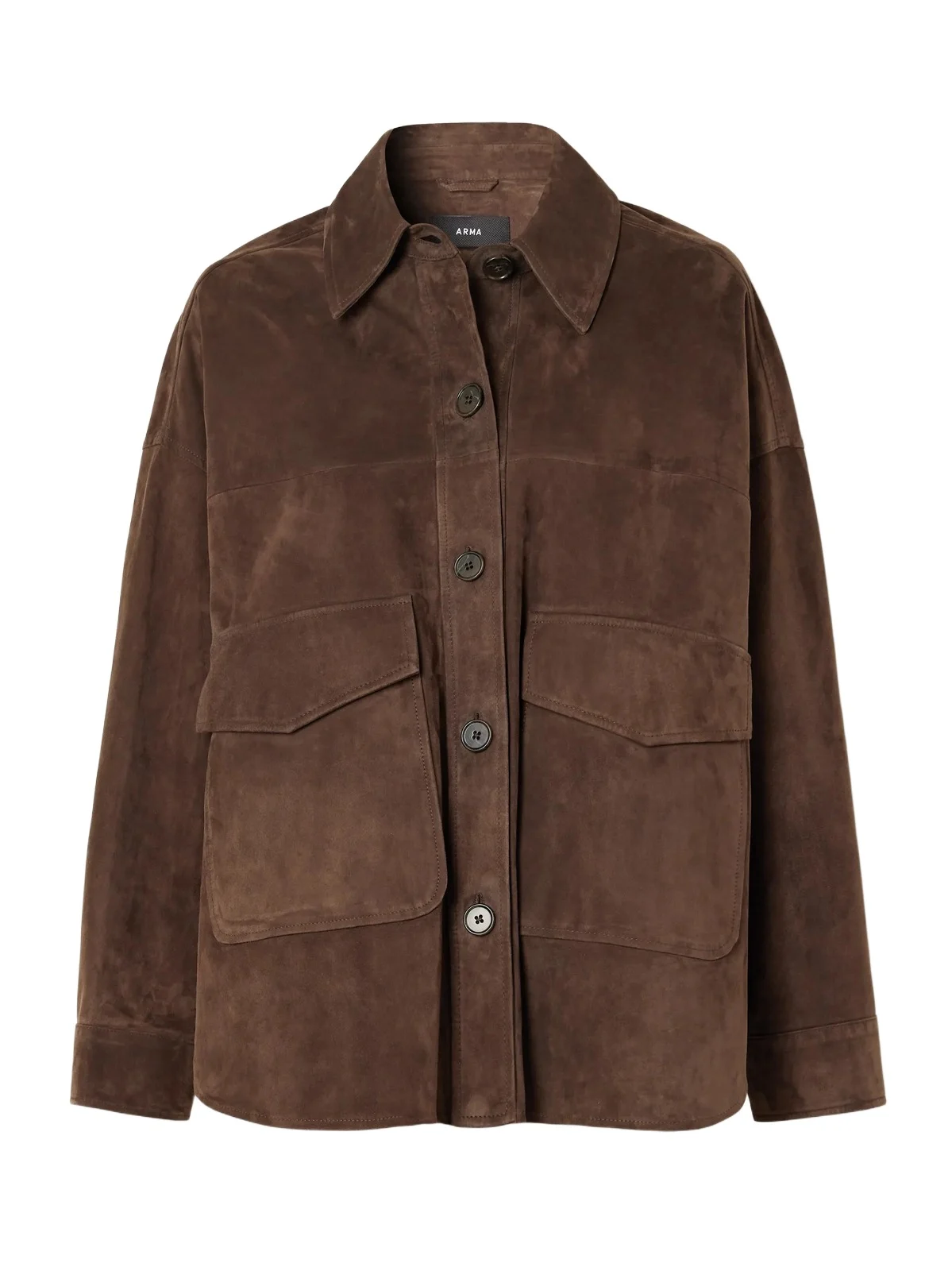 Kaylee Oversized Paneled Suede Jacket Kaylee Oversized Paneled Suede Jacket