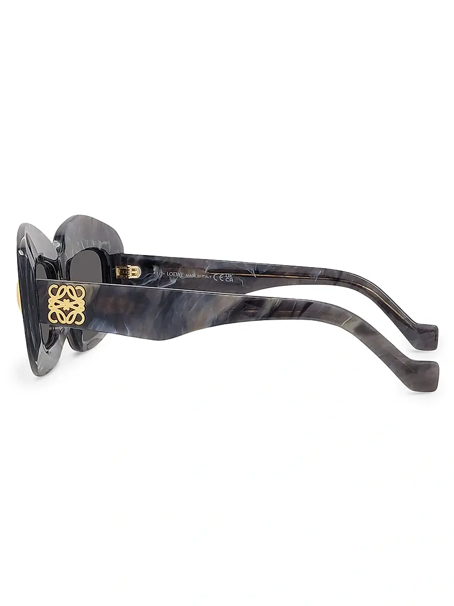 Loewe Women's 49MM Rectangular Sunglasses - Black | Thumbnail 3