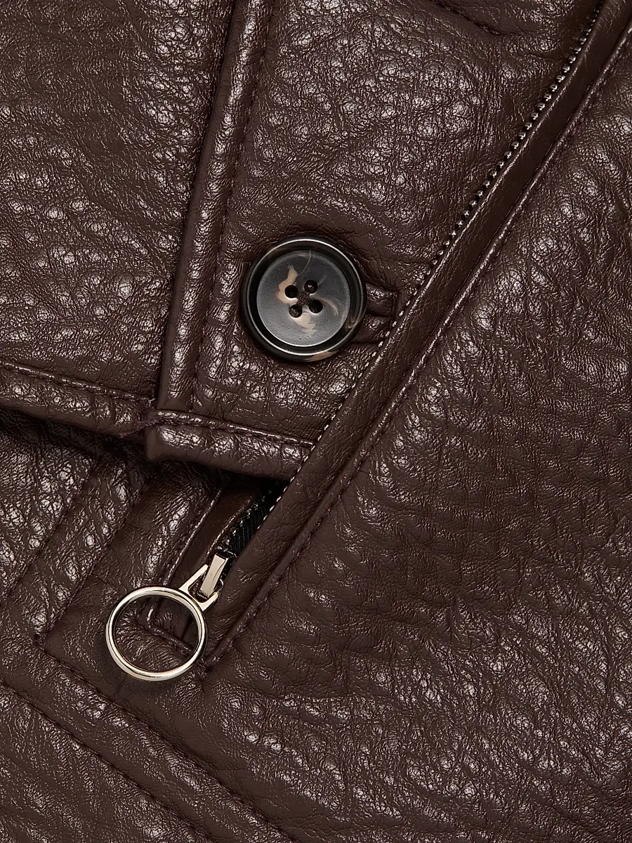 RAILS Women's Luis Faux-Leather & -Shearling Jacket - Walnut | Thumbnail 7 RAILS Women's Luis Faux-Leather & -Shearling Jacket - Walnut | Thumbnail 7