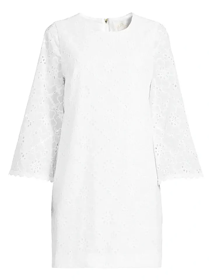 Women's Richie Cotton Eyelet Shift Minidress Women's Richie Cotton Eyelet Shift Minidress