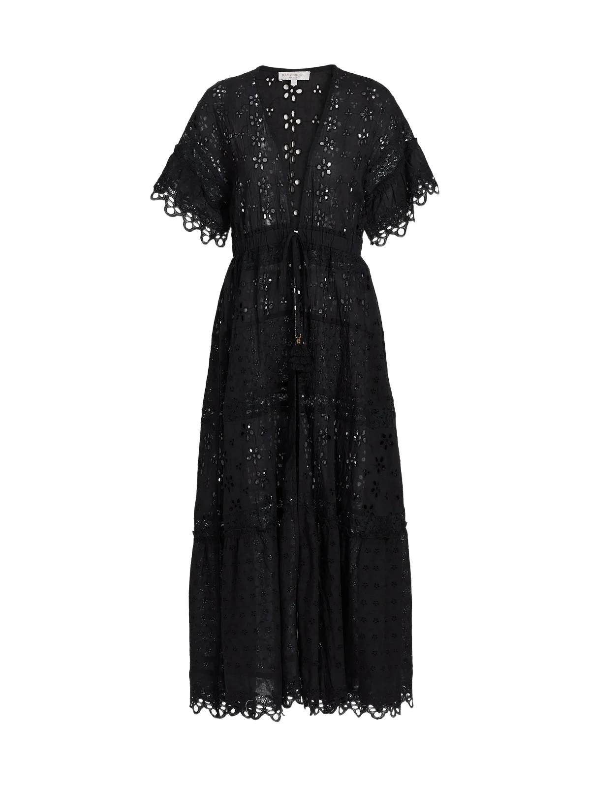 Women's Janis Eyelet Cotton Cover-Up Maxi Dress Women's Janis Eyelet Cotton Cover-Up Maxi Dress