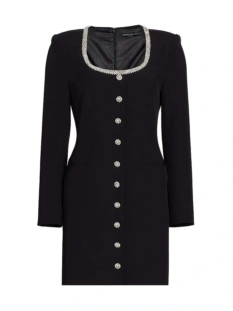 Generation Love Women's Payton Crystal-Embellished Sheath Minidress
