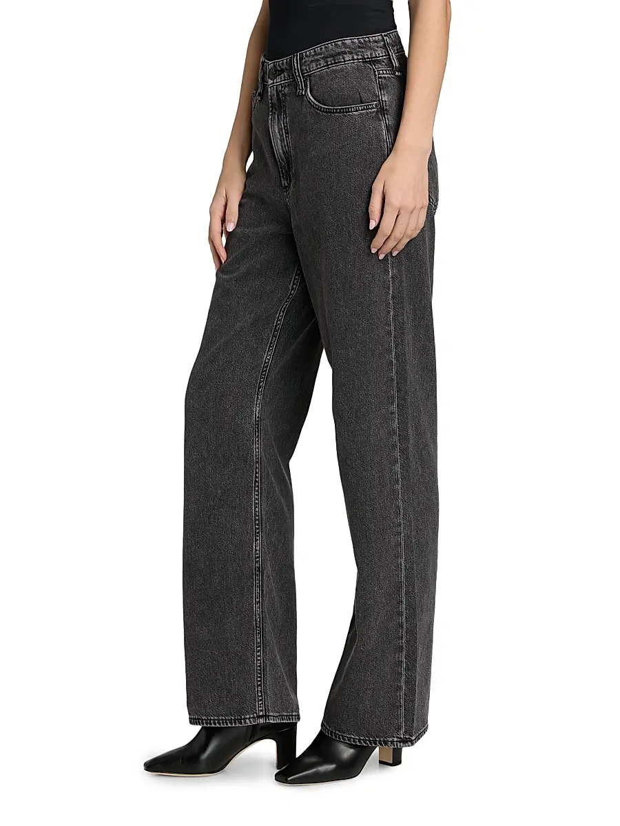 rag & bone Women's Featherweight Logan High-Rise Wide-Leg Jeans | Thumbnail 4 rag & bone Women's Featherweight Logan High-Rise Wide-Leg Jeans | Thumbnail 4