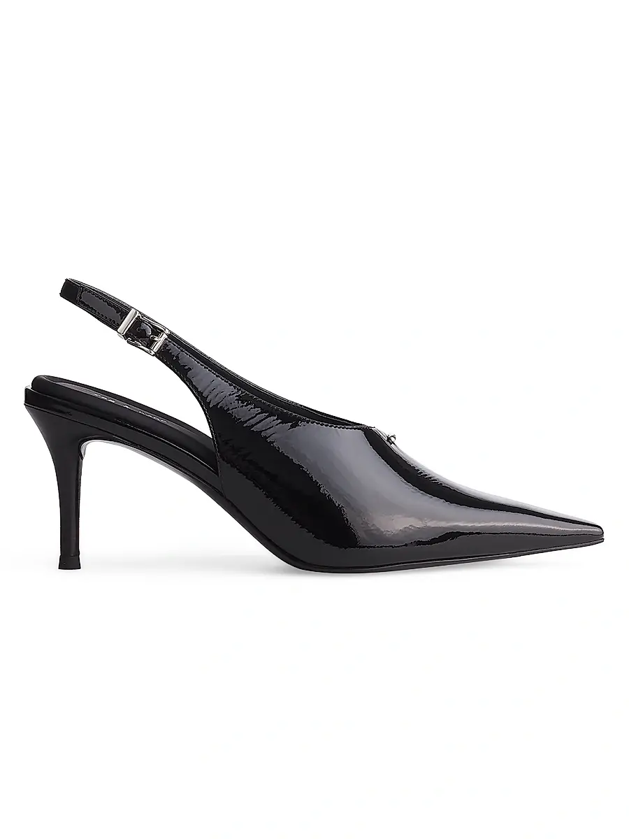 rag & bone Women's Mercer Leather Slingback Heels