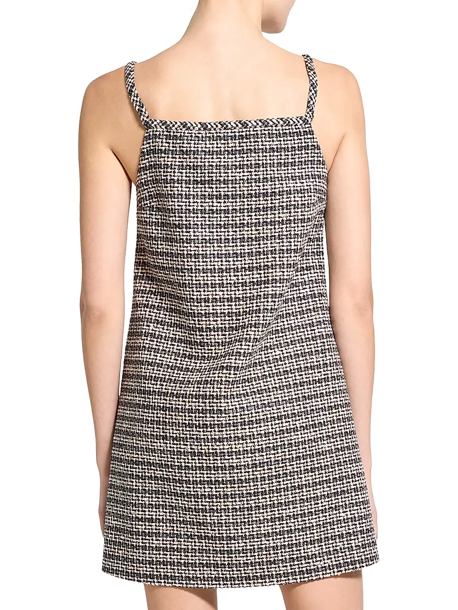 Theory Women's Plaid Mini Shift Dress | Thumbnail 5 Theory Women's Plaid Mini Shift Dress | Thumbnail 5