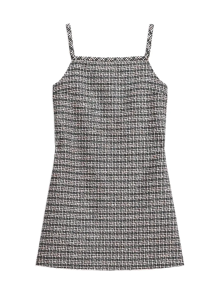 Theory Women's Plaid Mini Shift Dress