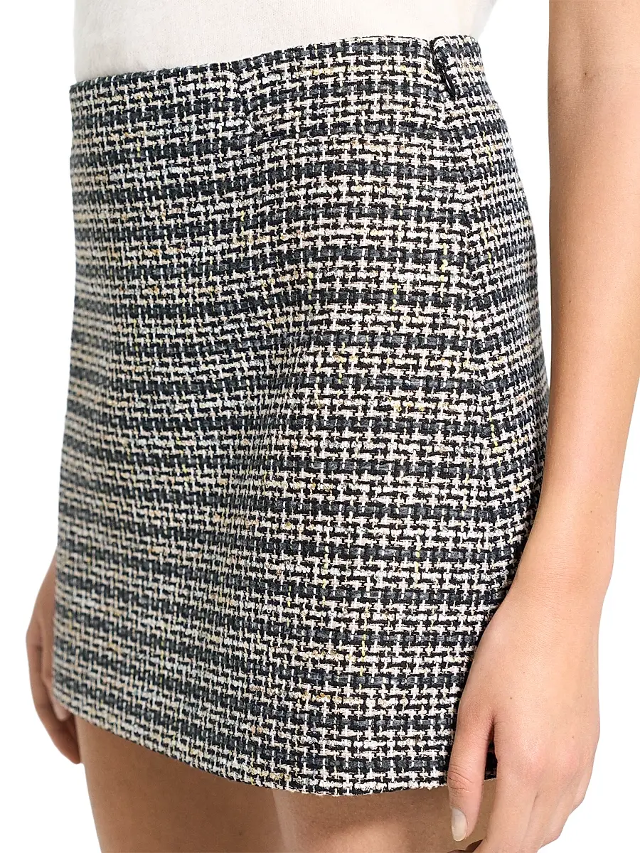 Theory Women's Tweed A-Line Miniskirt | Thumbnail 6 Theory Women's Tweed A-Line Miniskirt | Thumbnail 6