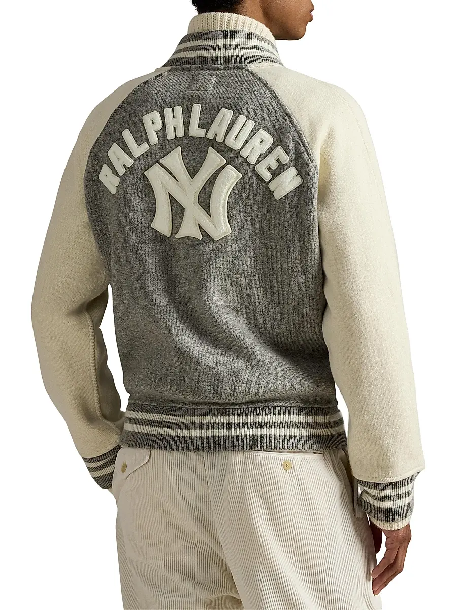 Polo Ralph Lauren Men's New York Yankees Colorblocked Baseball Jacket | Thumbnail 4