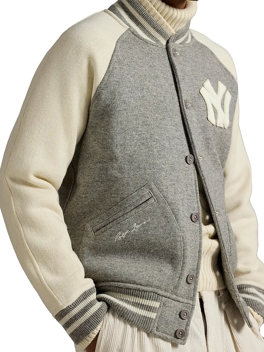 Polo Ralph Lauren Men's New York Yankees Colorblocked Baseball Jacket | Thumbnail 5