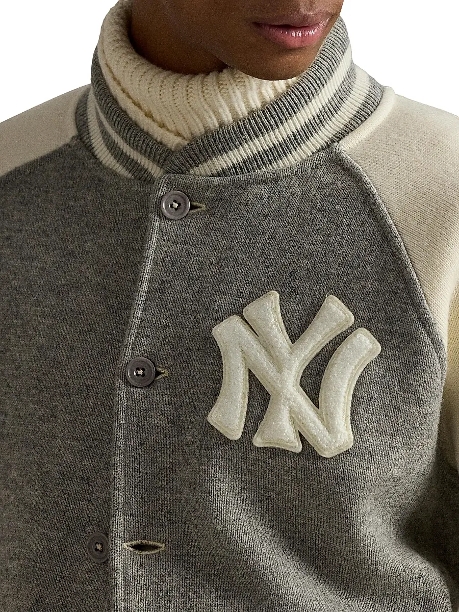 Polo Ralph Lauren Men's New York Yankees Colorblocked Baseball Jacket | Thumbnail 6