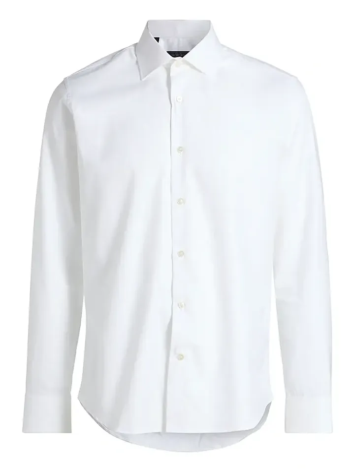 Men's COLLECTION Herringbone Cotton Dress Shirt Men's COLLECTION Herringbone Cotton Dress Shirt