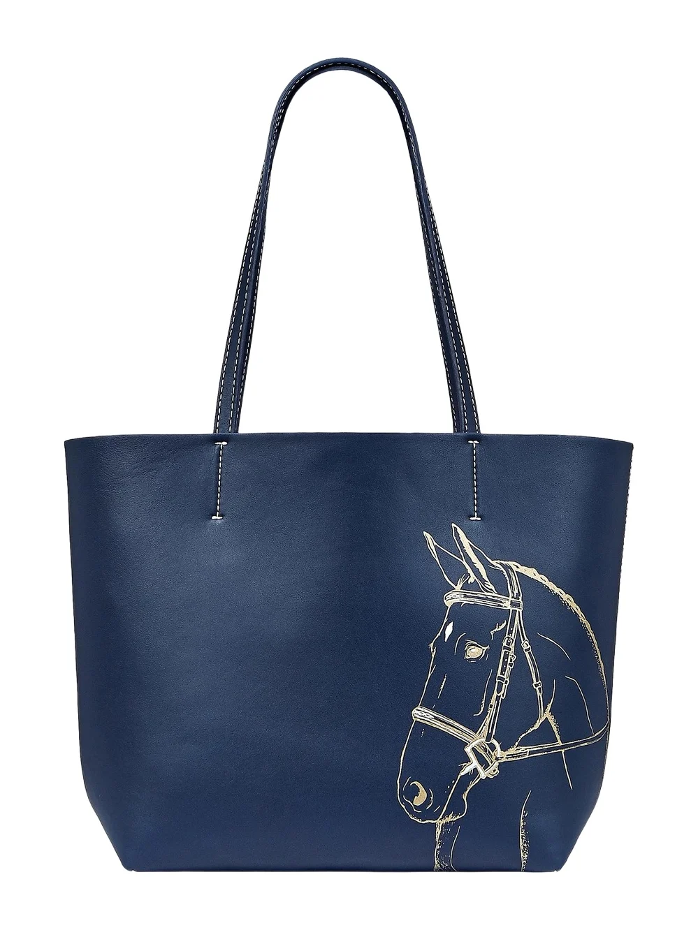 GiGi New York Women's Melissa Bamber x Hunter Horse-Embossed Leather Tote Bag