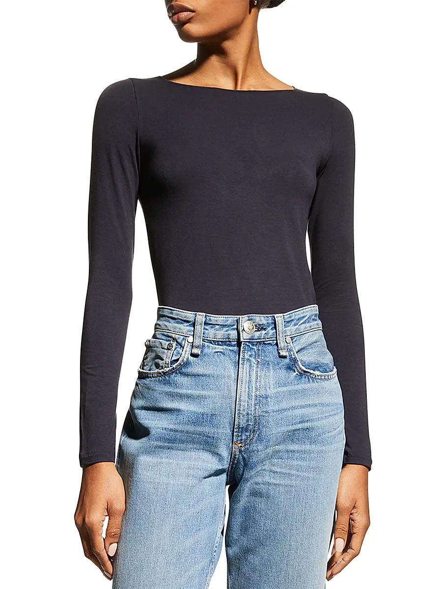 MAJESTIC FILATURES Women's Soft Touch Long-Sleeve Top | Thumbnail 3
