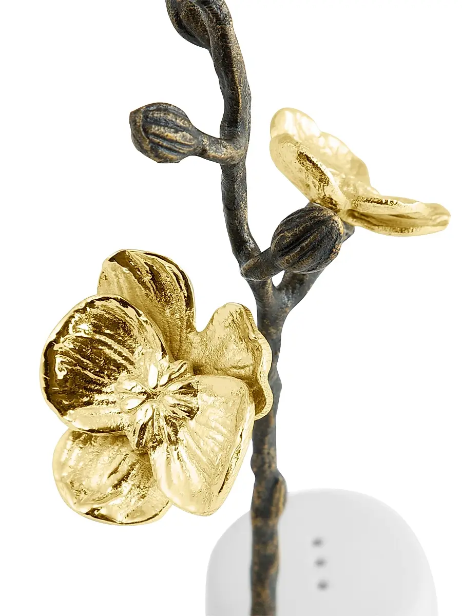 Michael Aram Gold Orchid Salt & Pepper Set | Thumbnail 4 Michael Aram Gold Orchid Salt & Pepper Set | Thumbnail 4