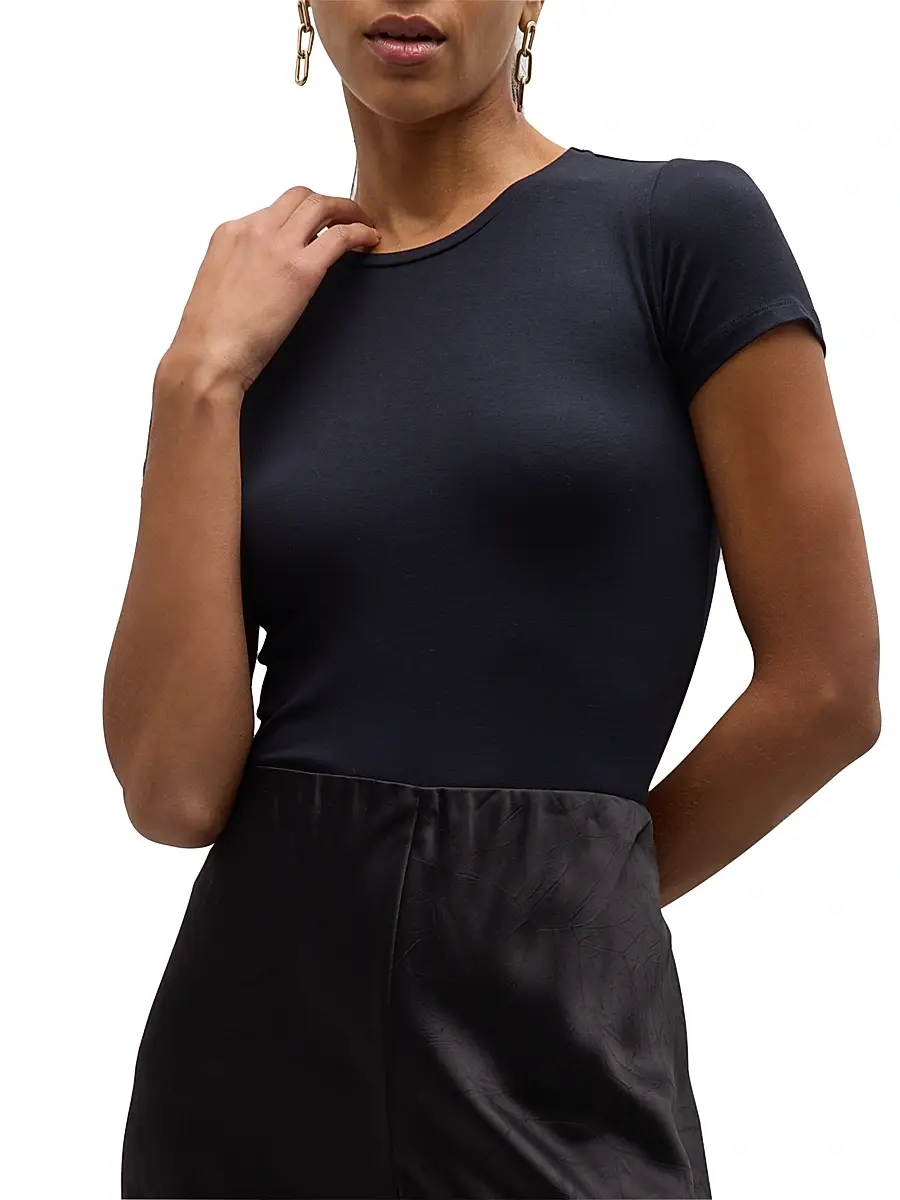MAJESTIC FILATURES Women's Soft Touch Crewneck T-Shirt | Thumbnail 7
