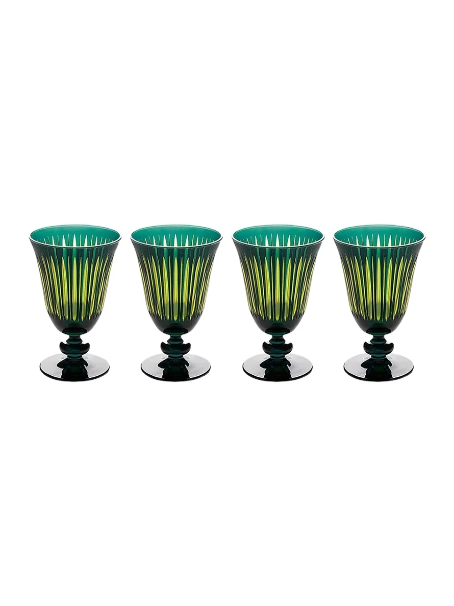 L'Objet Prism 4-Piece Wine Glass Set