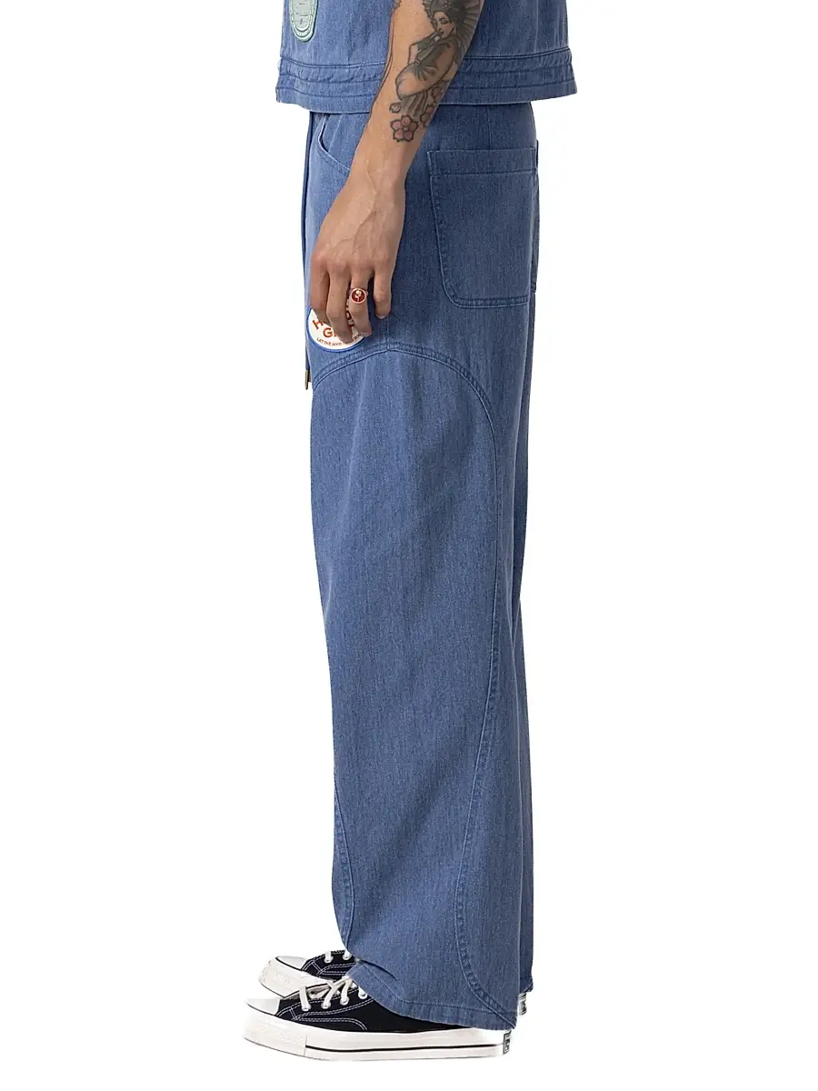 Honor The Gift Men's Inner City Block Party Twill Party Pants - Blue | Thumbnail 5 Honor The Gift Men's Inner City Block Party Twill Party Pants - Blue | Thumbnail 5