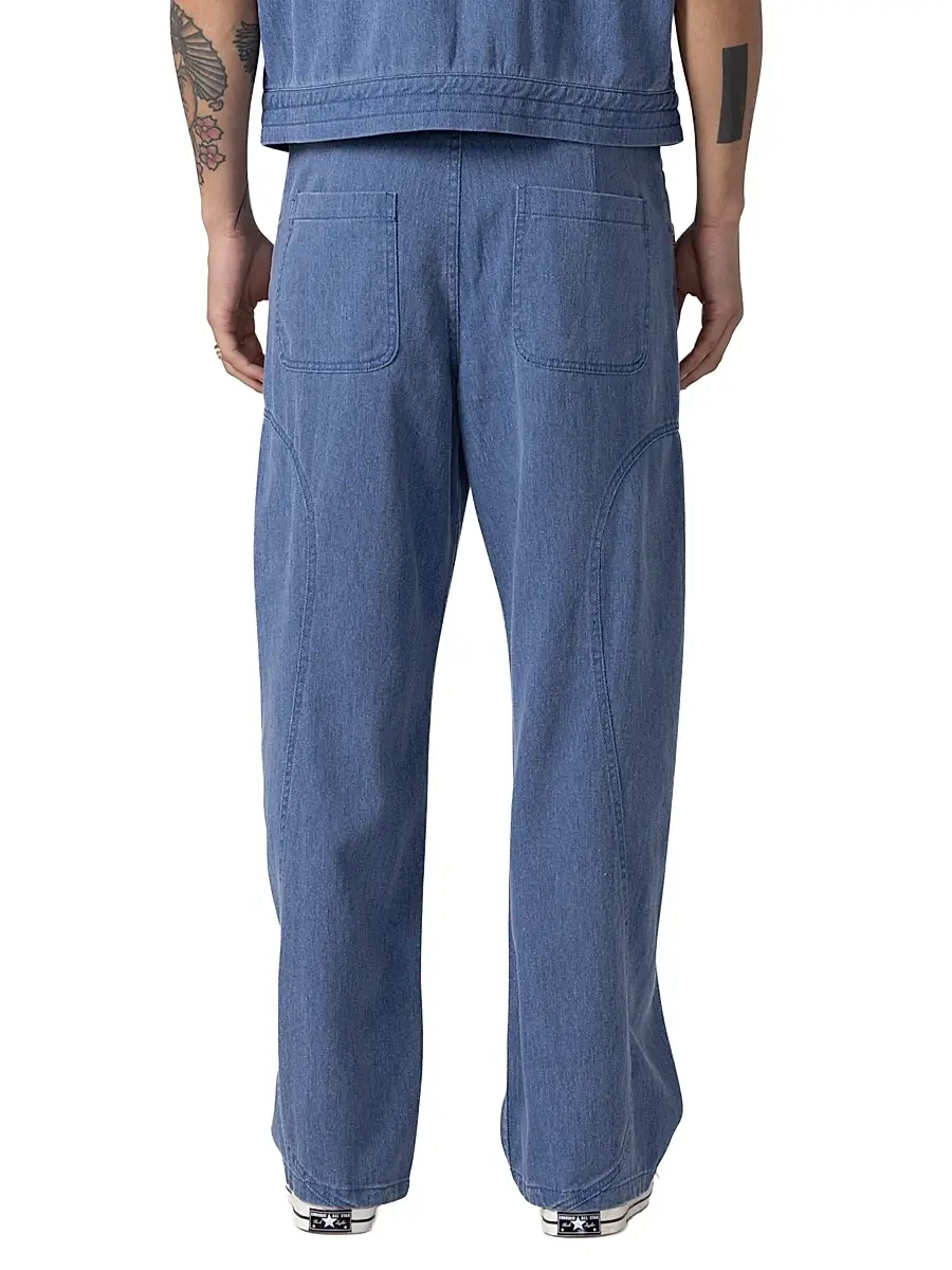 Honor The Gift Men's Inner City Block Party Twill Party Pants - Blue | Thumbnail 6 Honor The Gift Men's Inner City Block Party Twill Party Pants - Blue | Thumbnail 6