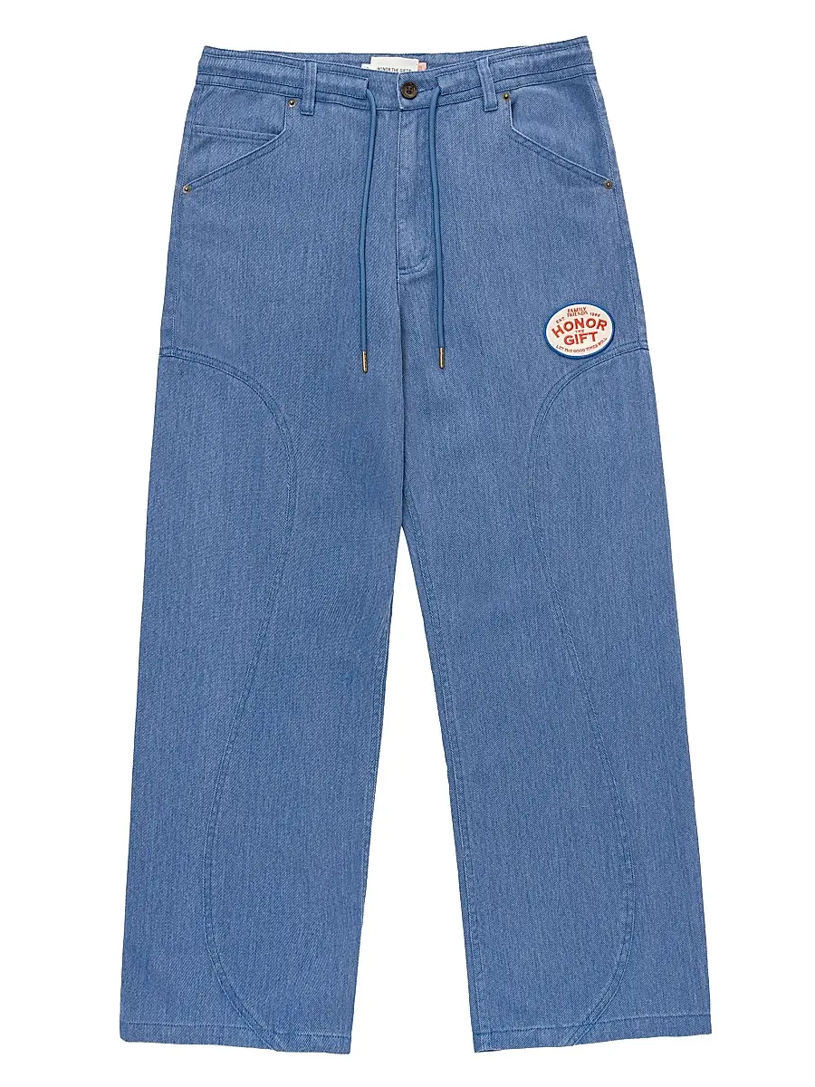 Men's Inner City Block Party Twill Party Pants - Blue Men's Inner City Block Party Twill Party Pants - Blue