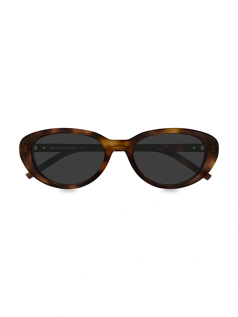 Saint Laurent Women's 55MM Oval Sunglasses | Thumbnail 2 Saint Laurent Women's 55MM Oval Sunglasses | Thumbnail 2