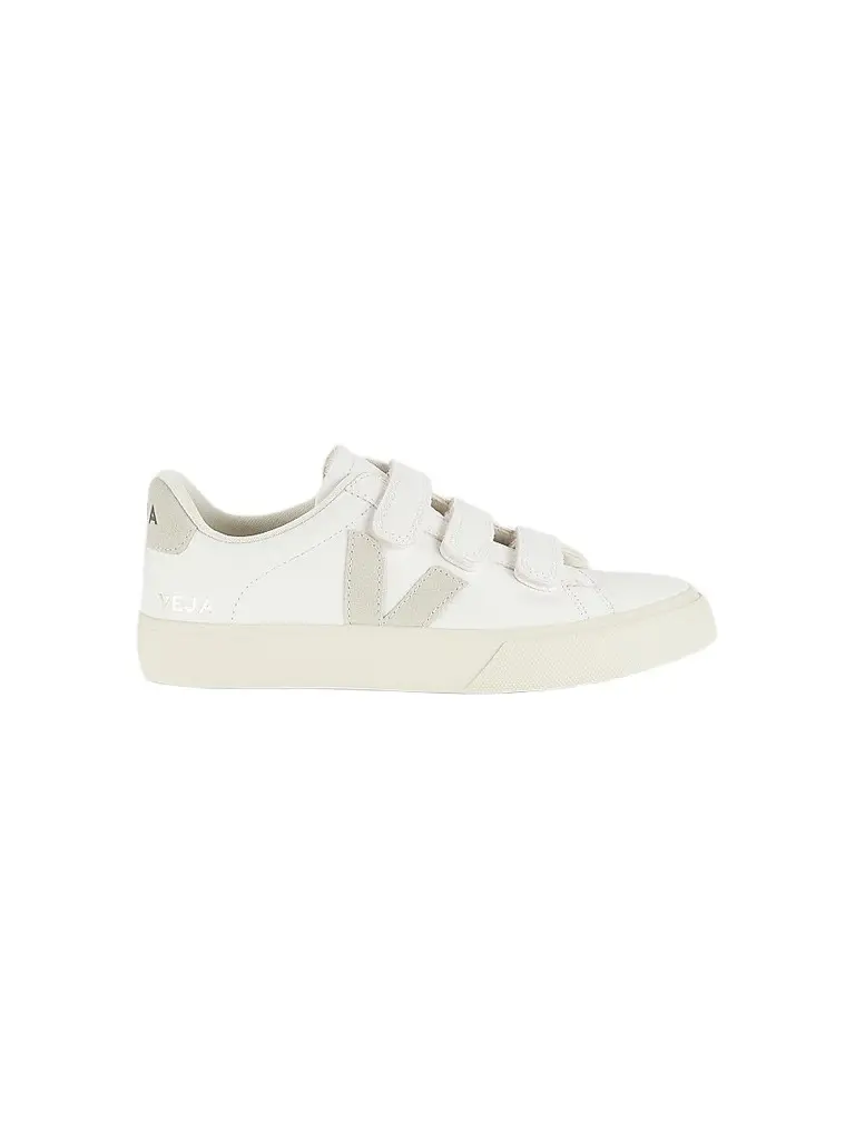 Veja Women's Recife Logo Leather Sneakers - White Natural | Image 1 Veja Women's Recife Logo Leather Sneakers - White Natural | Image 1