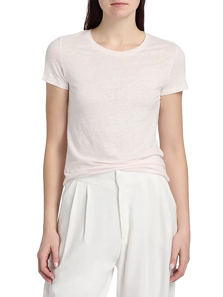 MAJESTIC FILATURES Women's Stretch-Linen T-Shirt | Thumbnail 3 MAJESTIC FILATURES Women's Stretch-Linen T-Shirt | Thumbnail 3
