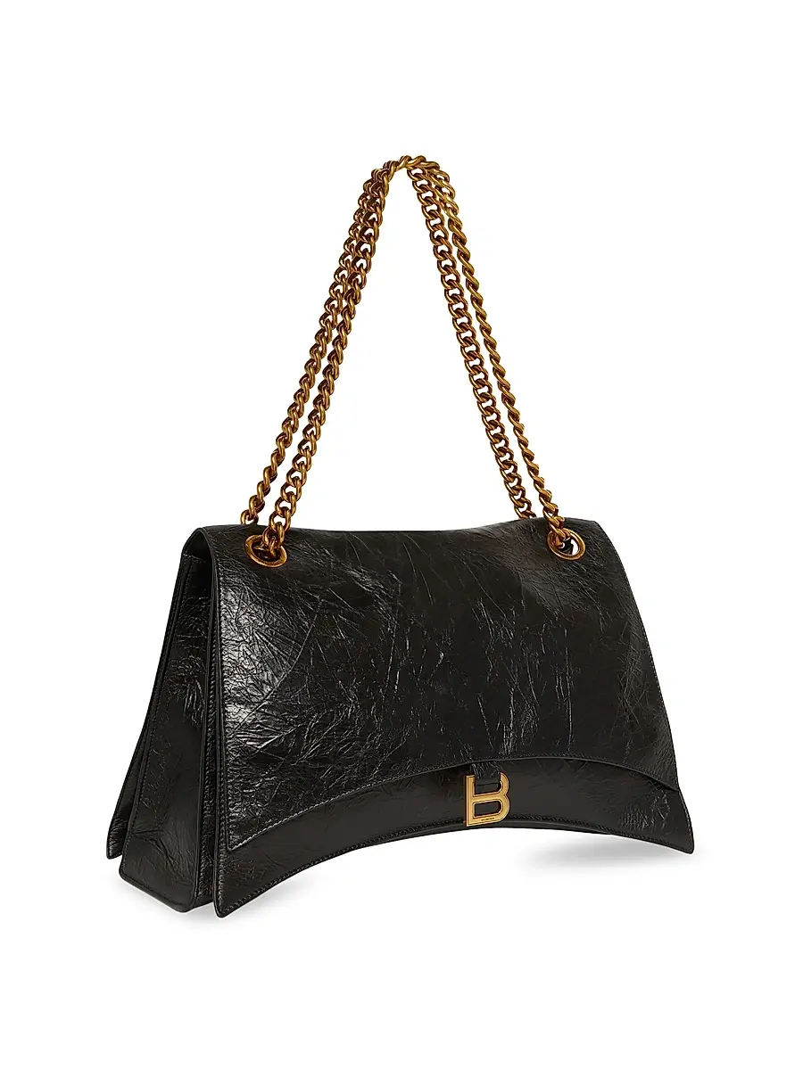 Balenciaga Women's Crush Chain Bag - Black | Image 1 Balenciaga Women's Crush Chain Bag - Black | Image 1