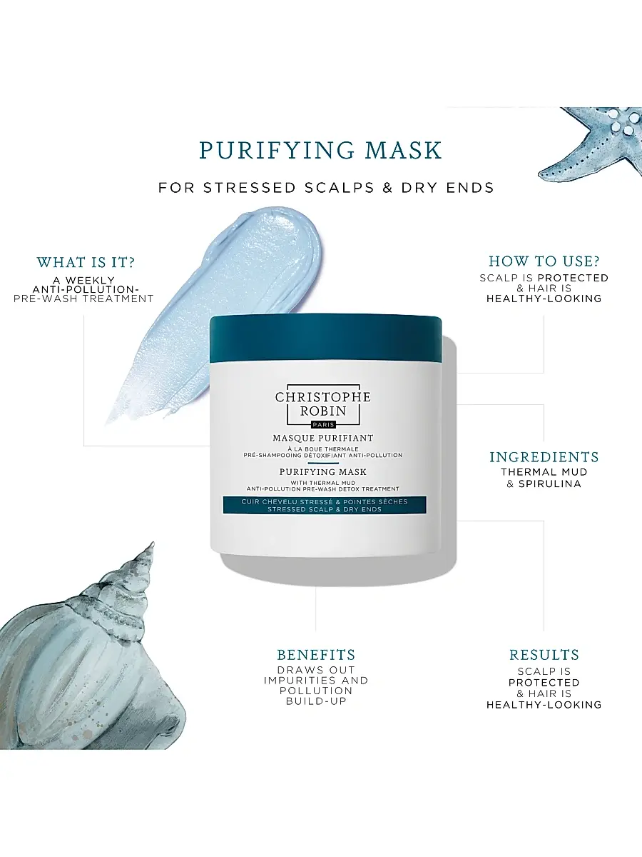Christophe Robin Women's Purifying Pre-Shampoo Mud Mask | Thumbnail 5