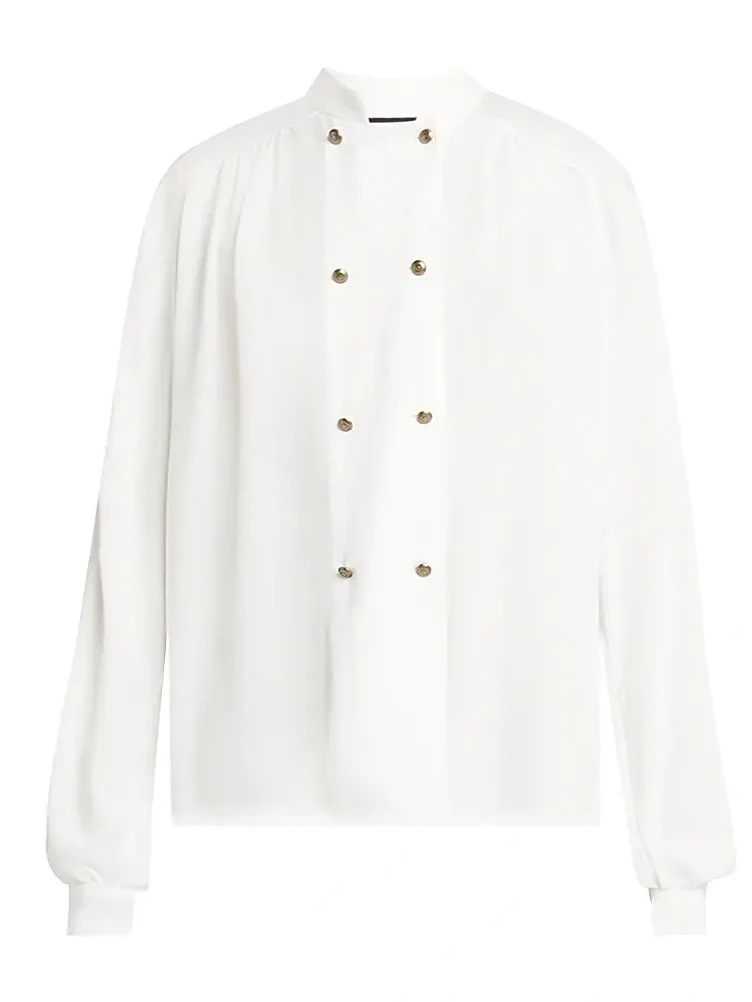 Women's Ouble Silk Blouse