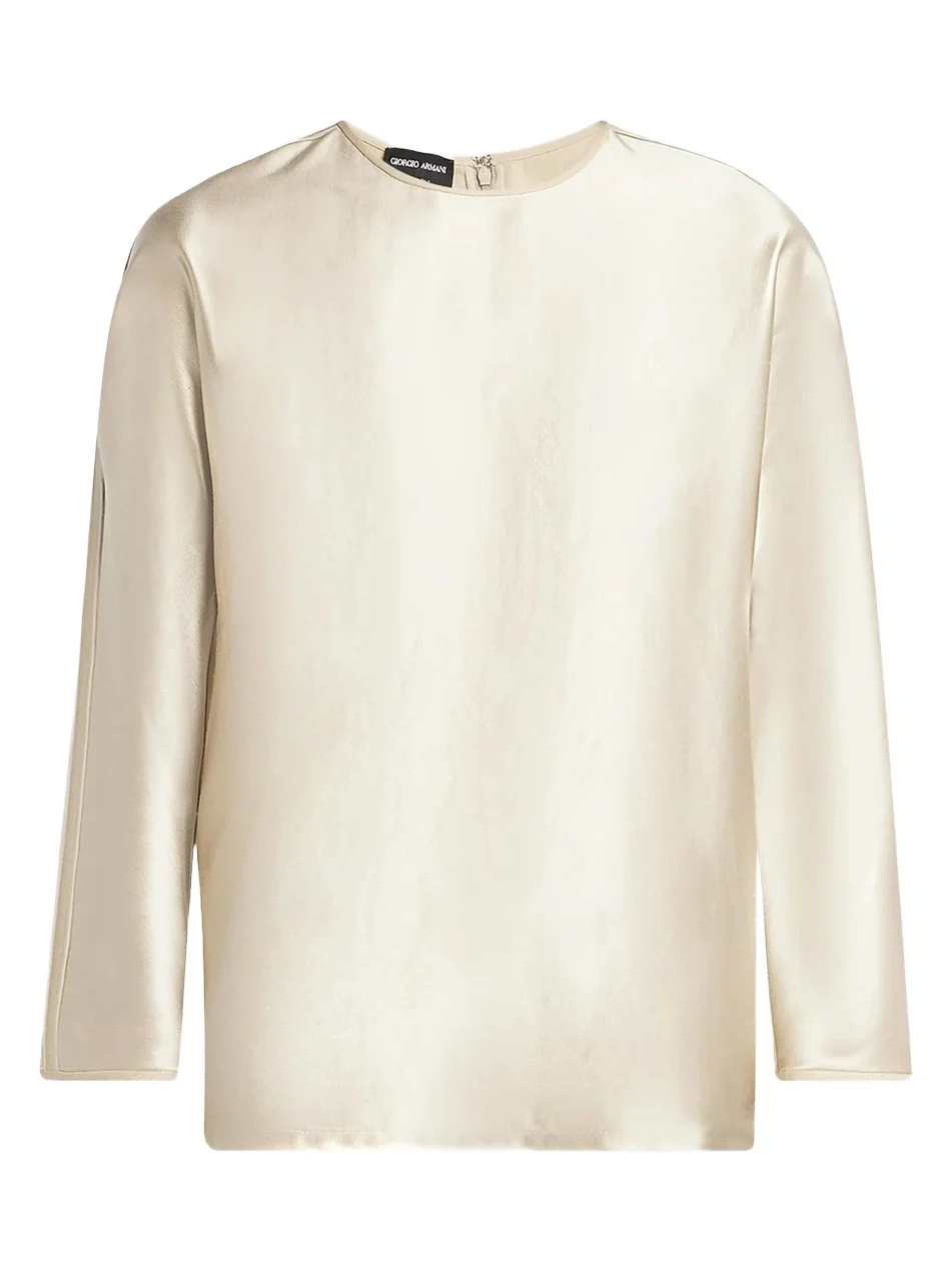Women's Silk Crewneck Top Women's Silk Crewneck Top