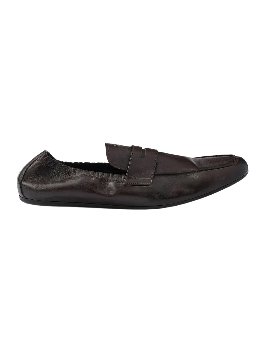 Men's Shuffle Antiqued Leather Loafers