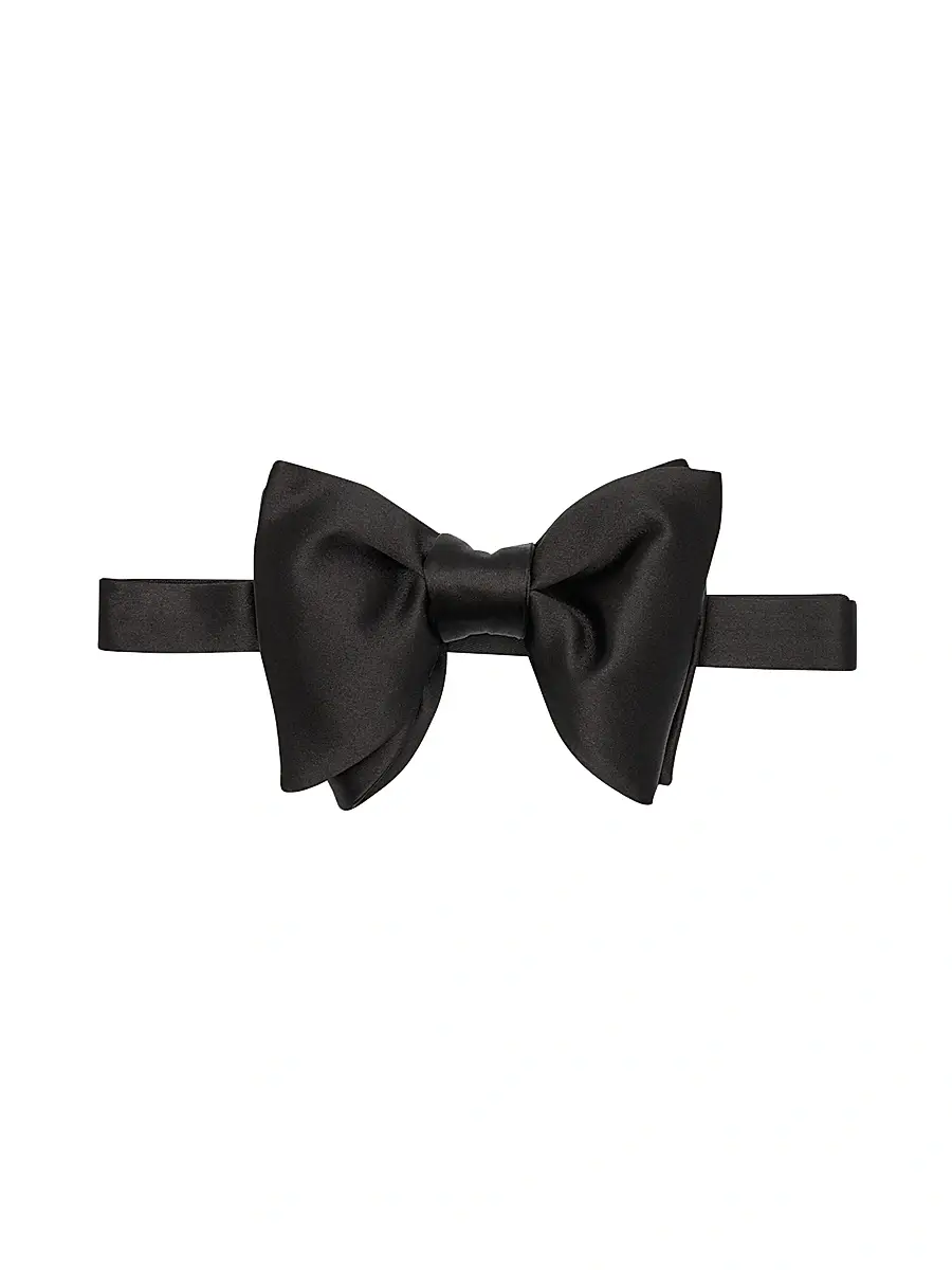 Tom Ford Men's Pre-Tied Silk-Satin Bow Tie