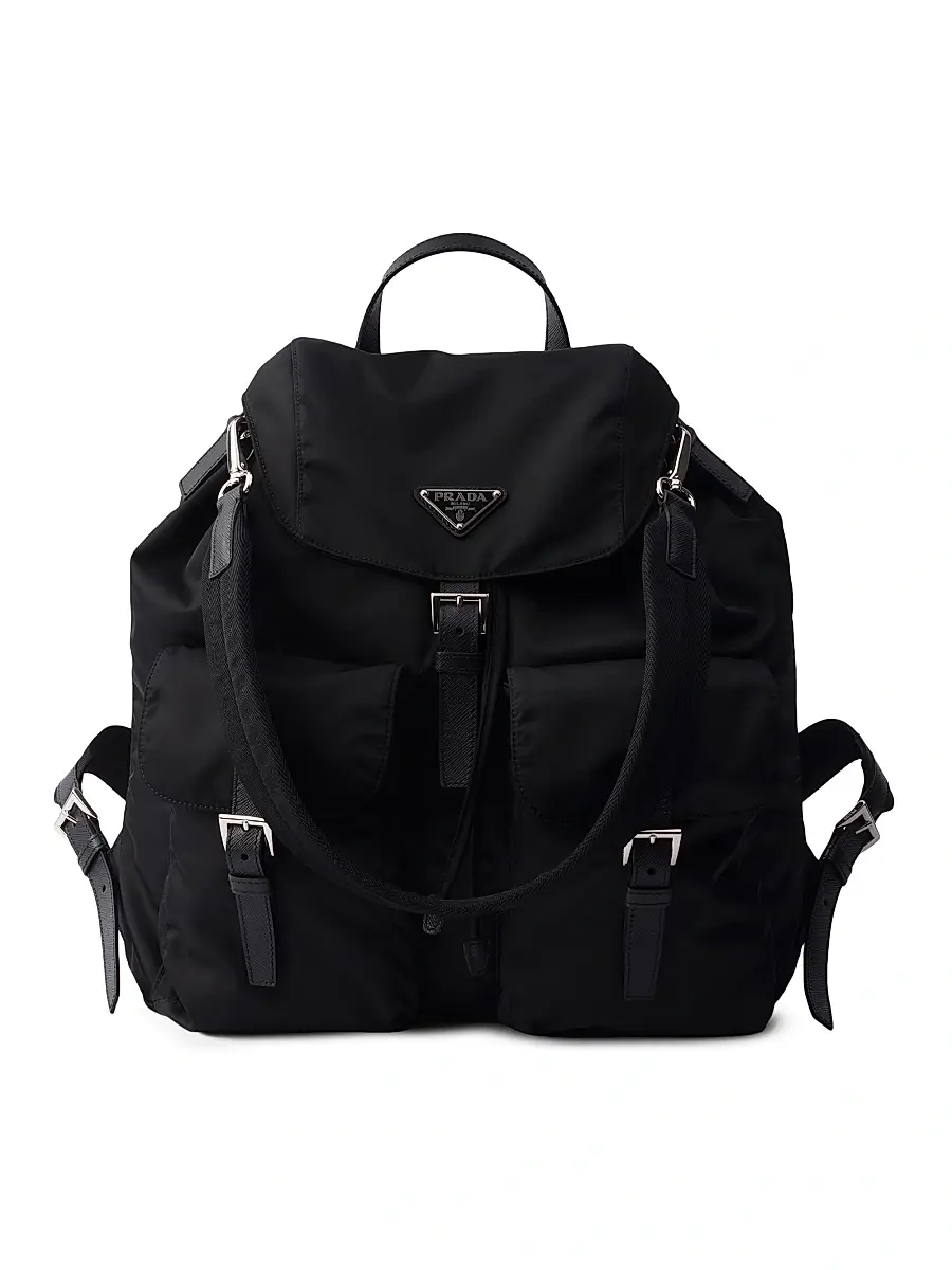 Prada Men's Re-Nylon Backpack - Black | Image 1 Prada Men's Re-Nylon Backpack - Black | Image 1