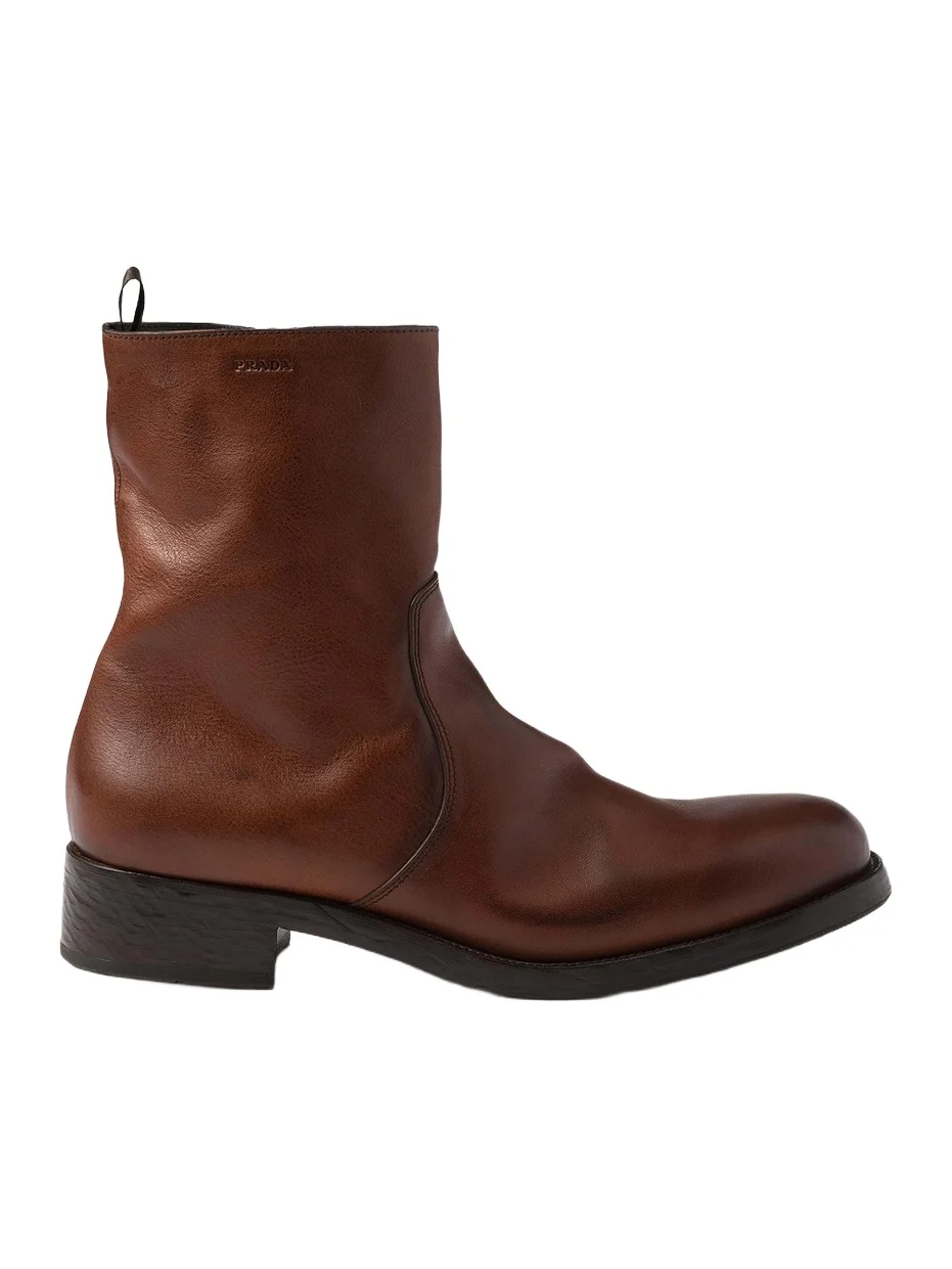 Men's Leather Zipper Boots Men's Leather Zipper Boots