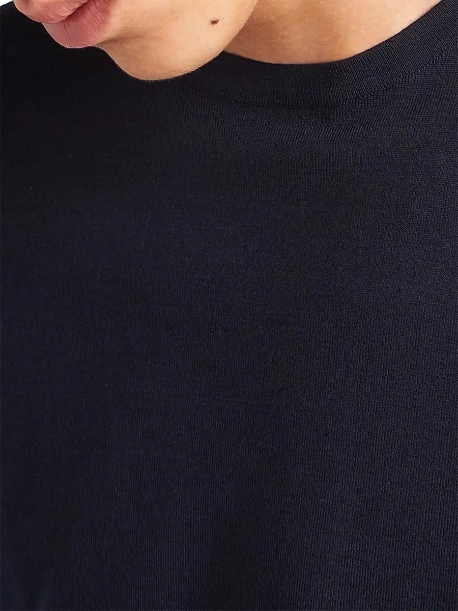 Prada Men's Superfine Wool Crewneck Sweater | Thumbnail 5 Prada Men's Superfine Wool Crewneck Sweater | Thumbnail 5