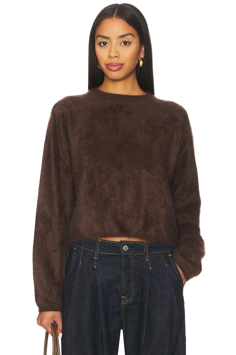 Soft Goat Brushed Crewneck Pullover