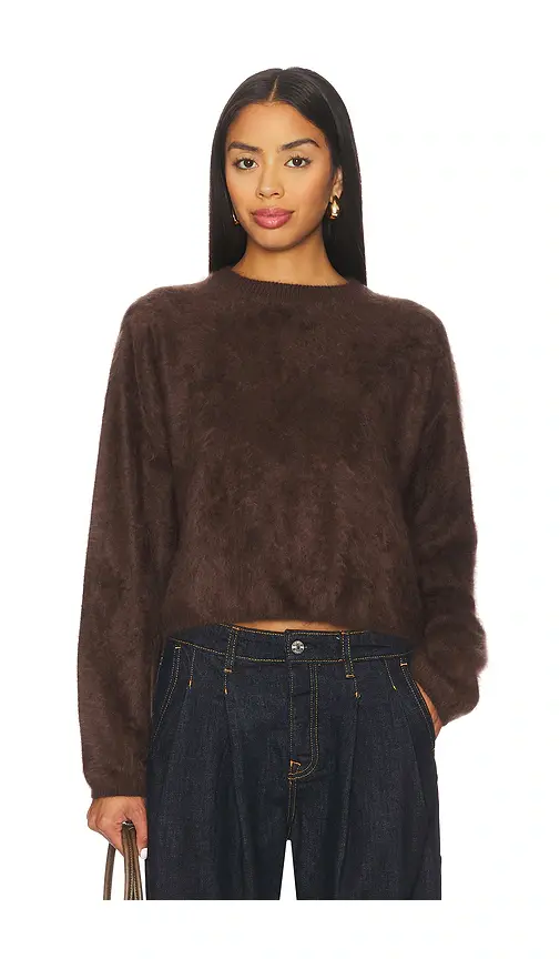 Soft Goat Brushed Crewneck Pullover