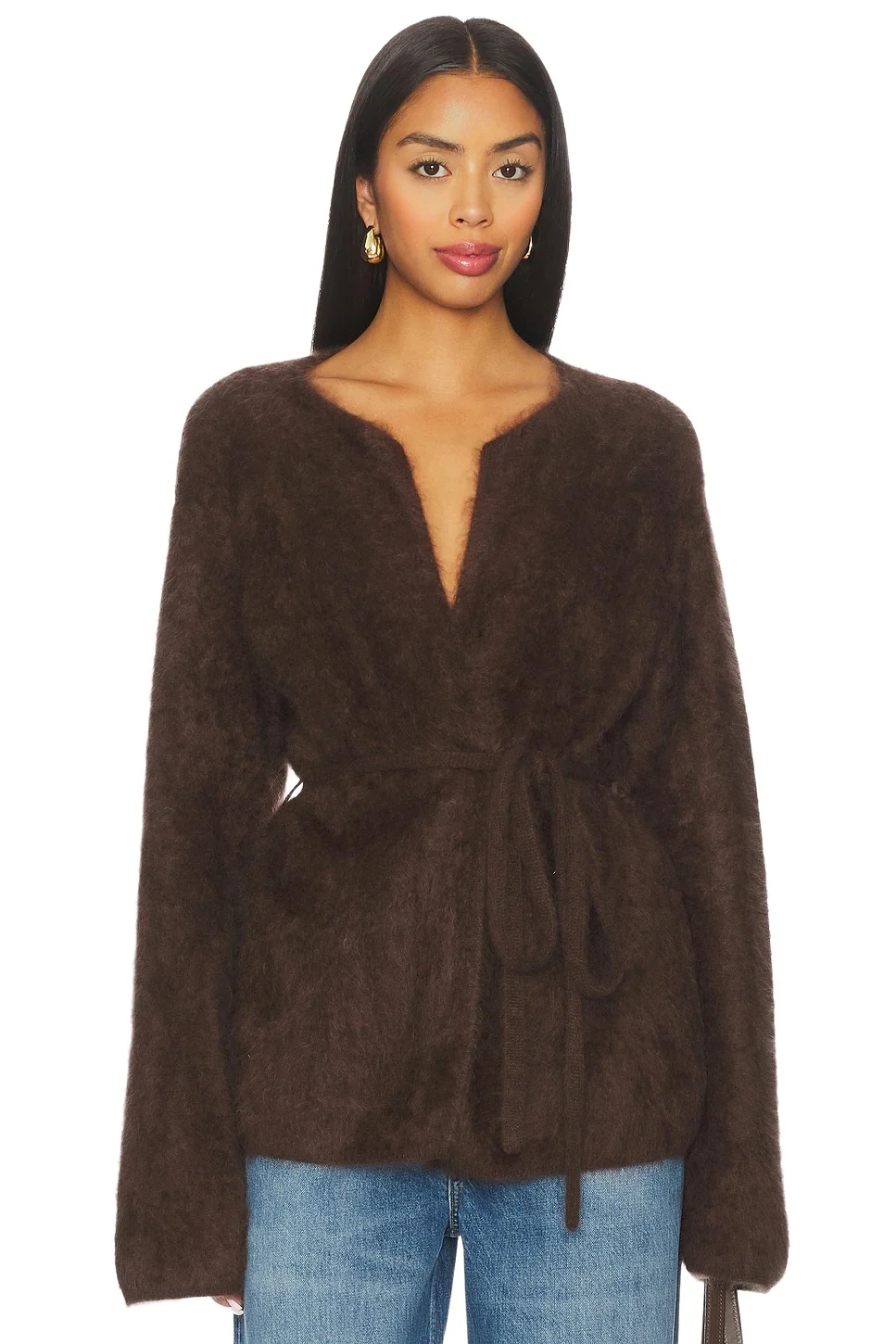 Soft Goat Brushed Cardigan