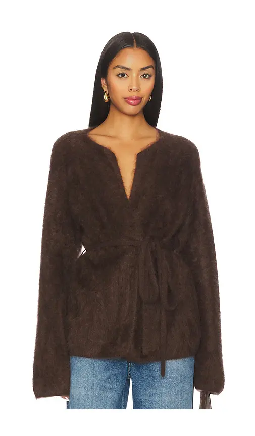 Soft Goat Brushed Cardigan