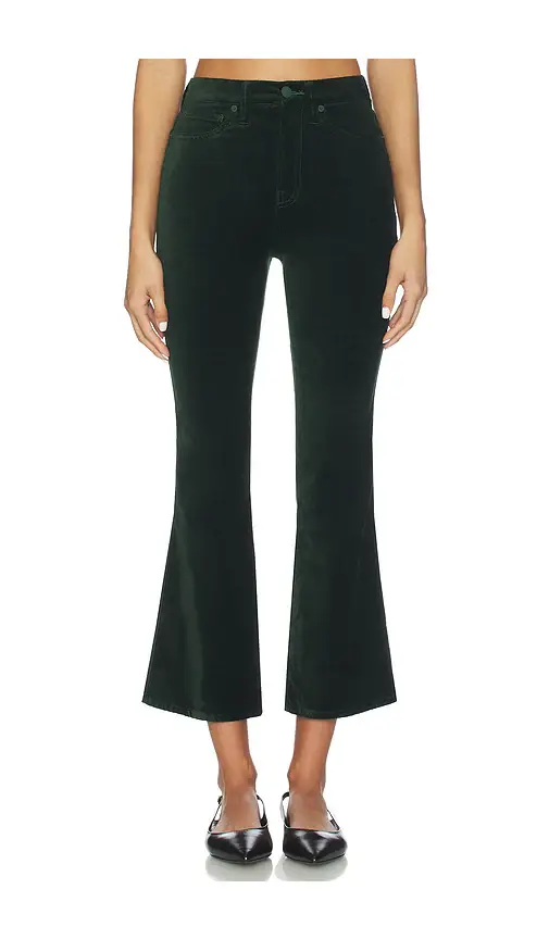 Good American Velvet Good High Rise Kick Flare Pants | Image 1 Good American Velvet Good High Rise Kick Flare Pants | Image 1