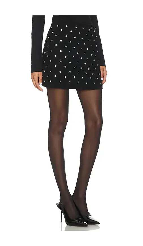 Susanna Chow Demi Diamante Suede Skirt | Thumbnail 2 Susanna Chow Demi Diamante Suede Skirt | Thumbnail 2