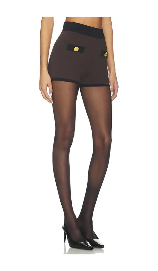 L'Agence Lumi Trim Knit Micro Short | Thumbnail 2 L'Agence Lumi Trim Knit Micro Short | Thumbnail 2