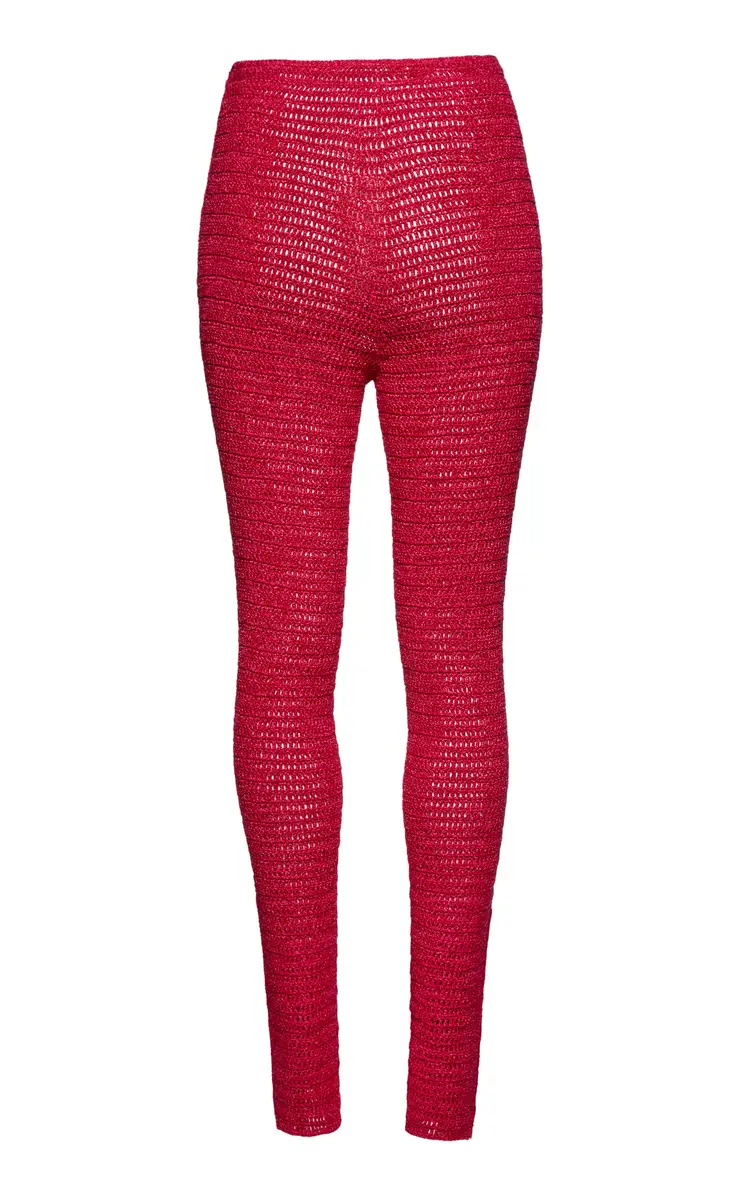 Magda Butrym High-Waisted Crochet Pants | Thumbnail 3 Magda Butrym High-Waisted Crochet Pants | Thumbnail 3