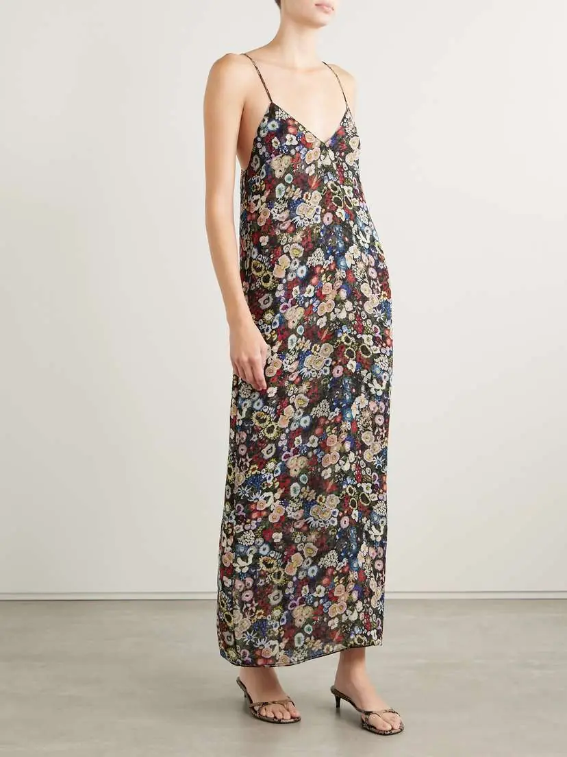 Khaite Taja Floral-print Silk-chiffon Maxi Dress | Thumbnail 3