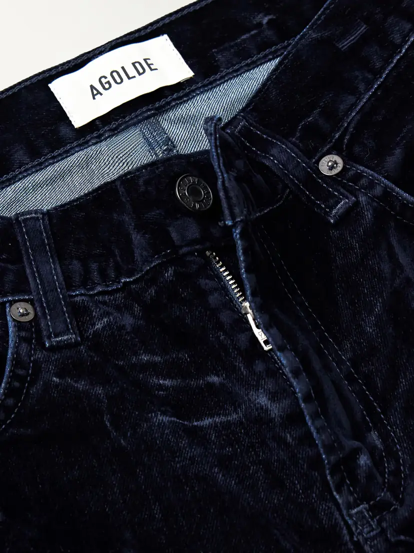 AGOLDE Cotton-blend Velvet Straight-leg Pants | Thumbnail 5